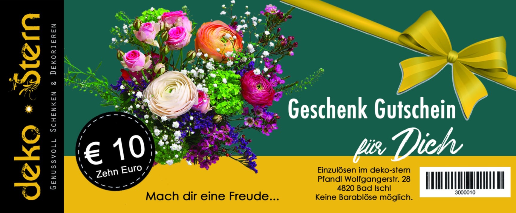 Gutscheine von Deko Stern